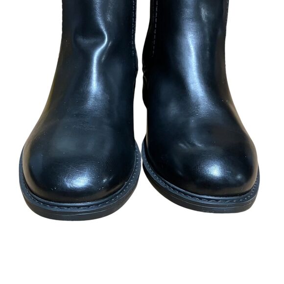 Tommy Hilfiger Chelsea Boots Mens 7 Black Leather‎ Slip On Dress Elastic Gore main image 15